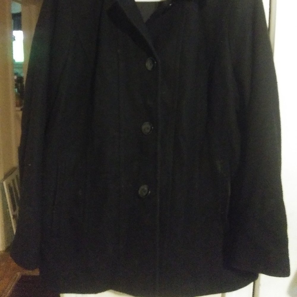 Women's XL London Fog Wool Coat
